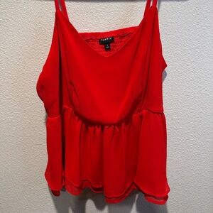 Torrid Vibrant Red Camisole Top Size 1
